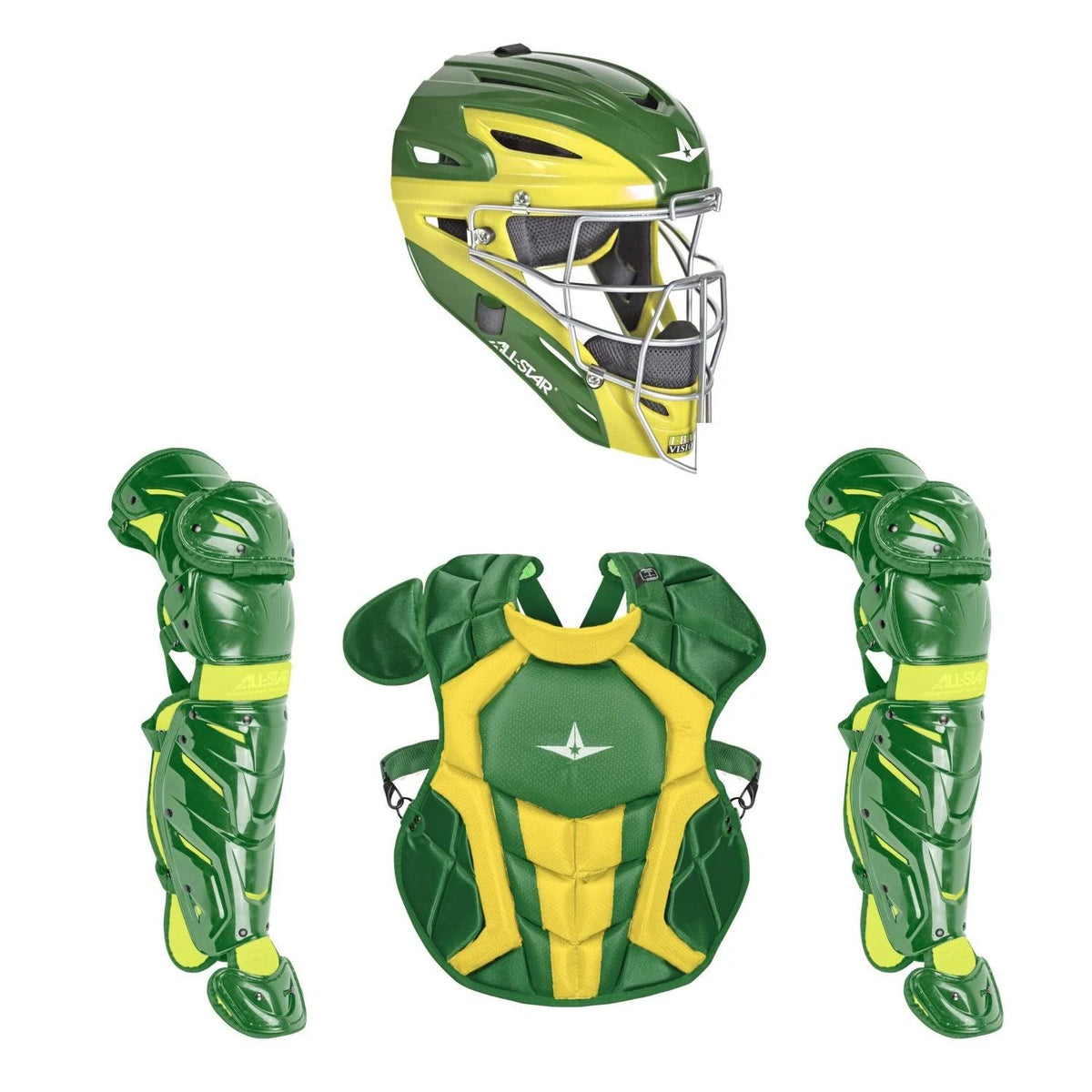 Youth Catcher's Set Grey/Gold E854