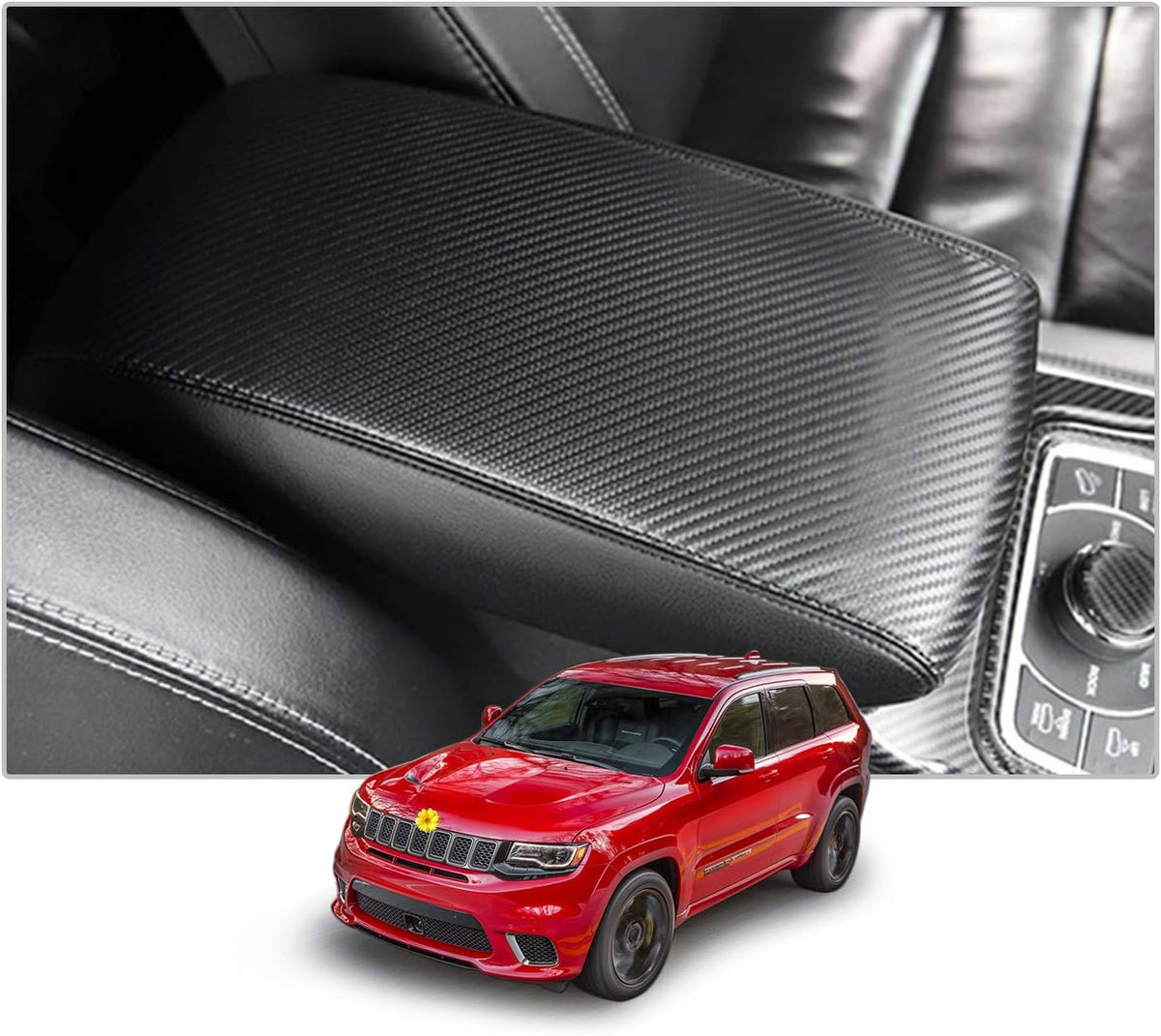 Center Console Cover Armrest Cover Console Lid Pads C995