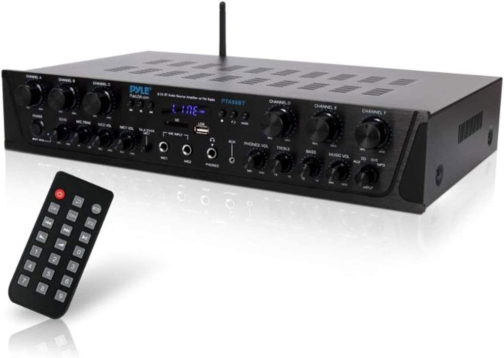Wireless Bluetooth Stereo Receiver Amp 6 Channel 600Watt B29167