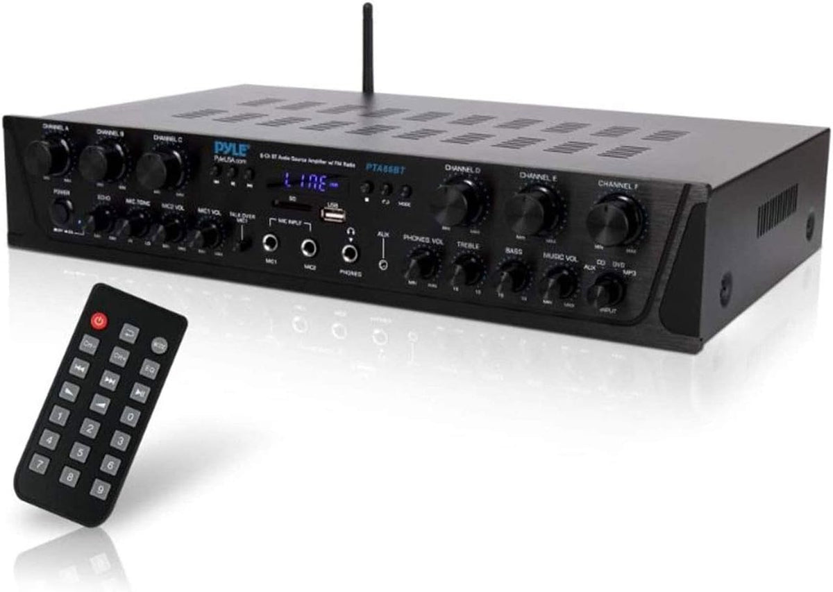Wireless Bluetooth Stereo Receiver Amp 6 Channel 600Watt B29167