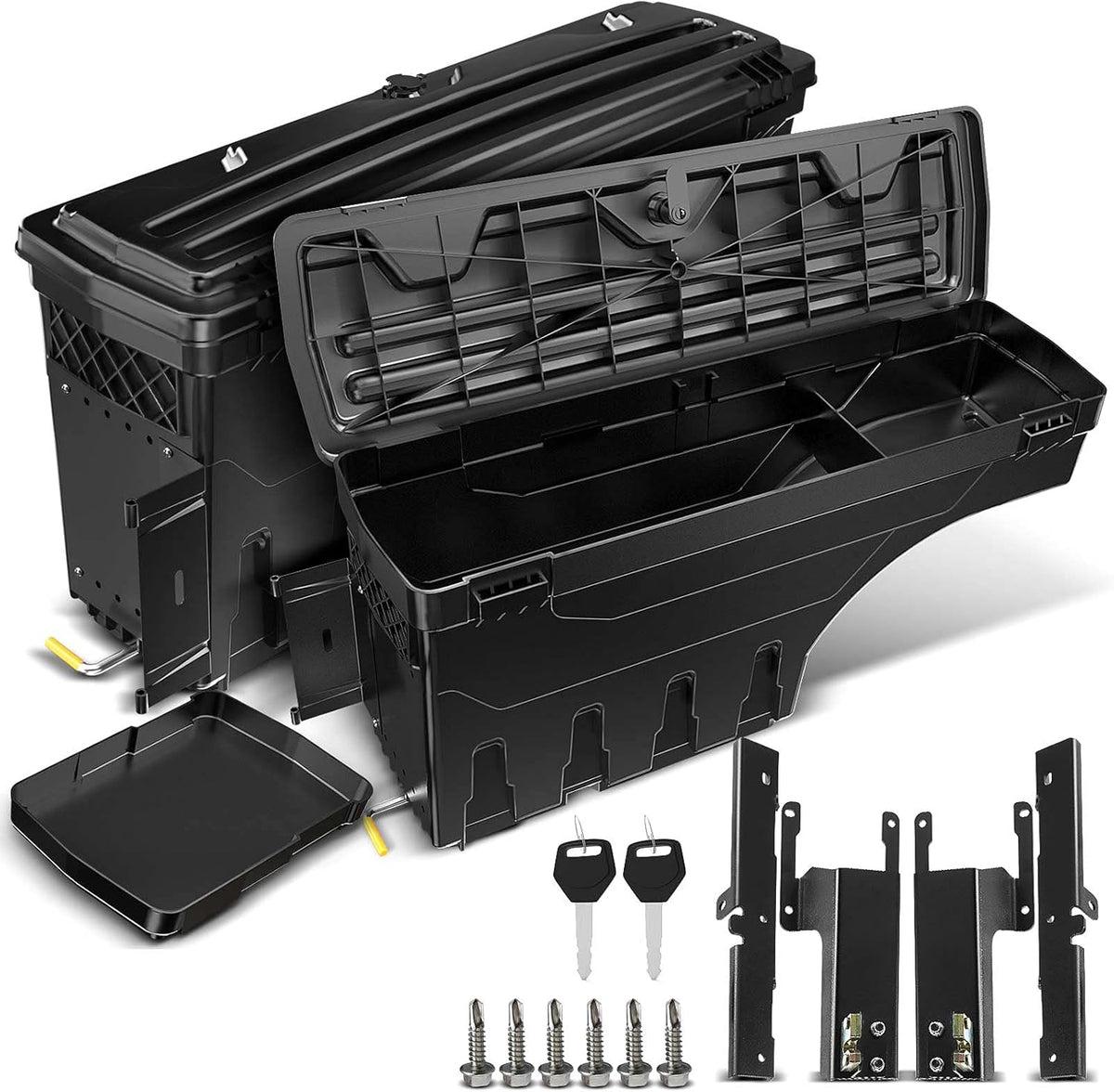 Lockable Truck Bed Storage Box Tool Box B94615