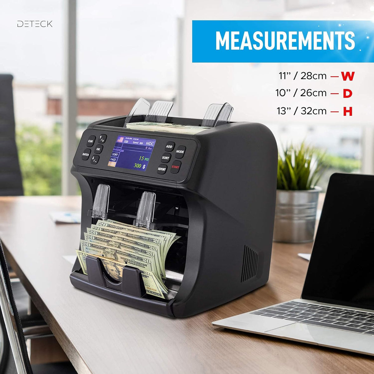 Money Counter Machine Mixed Denomination with Reject Pocket K693