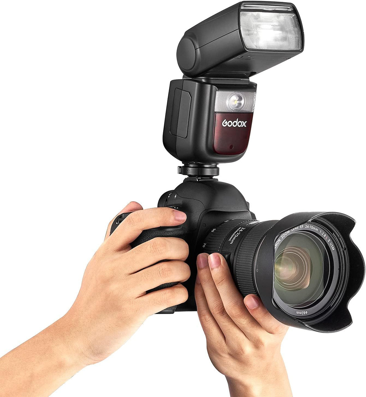 Flash Speedlite GN60 2.4G Wireless HSS 1/8000 2600mAh Lithium Battery F21814