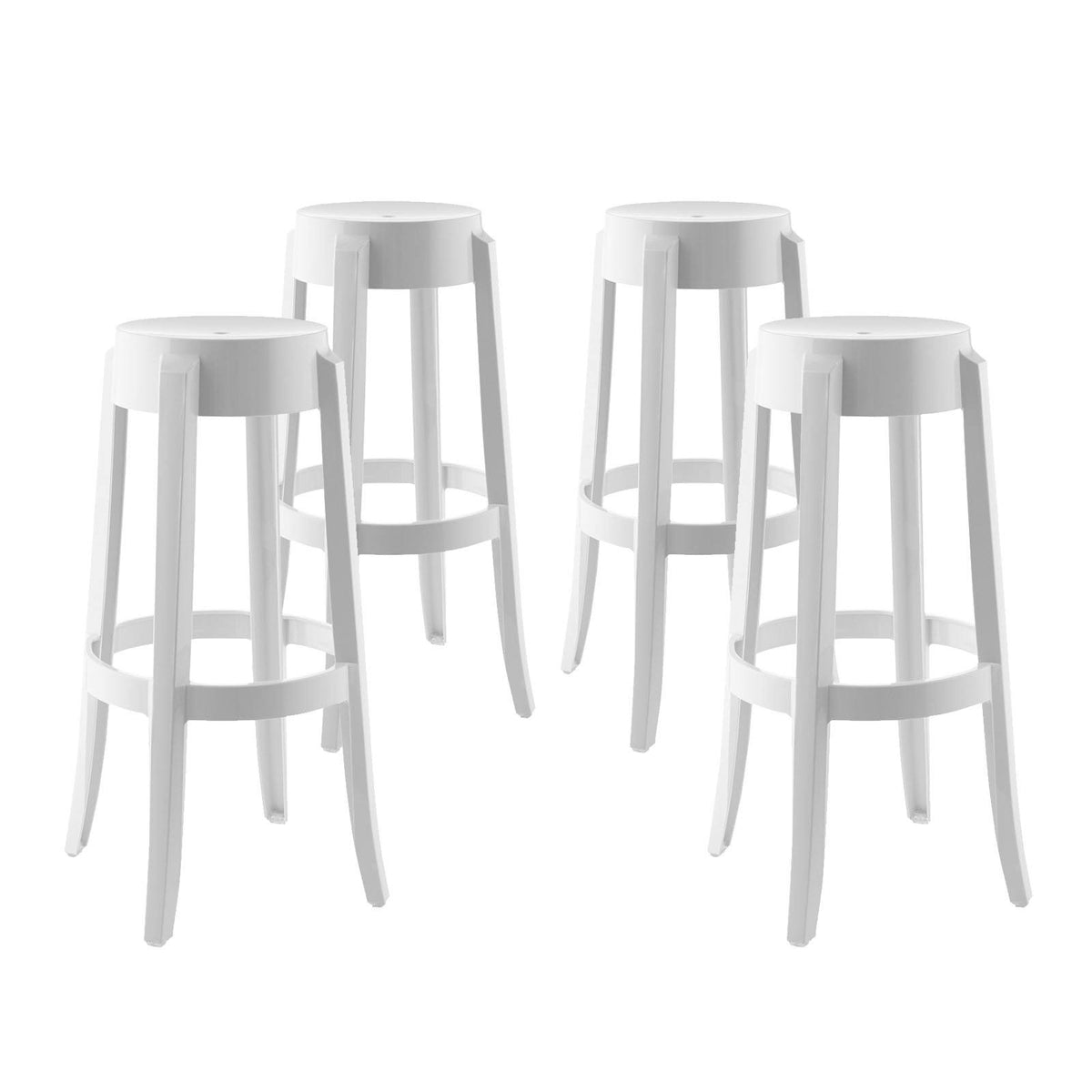 Blue Set of 4 Bar Stool C370
