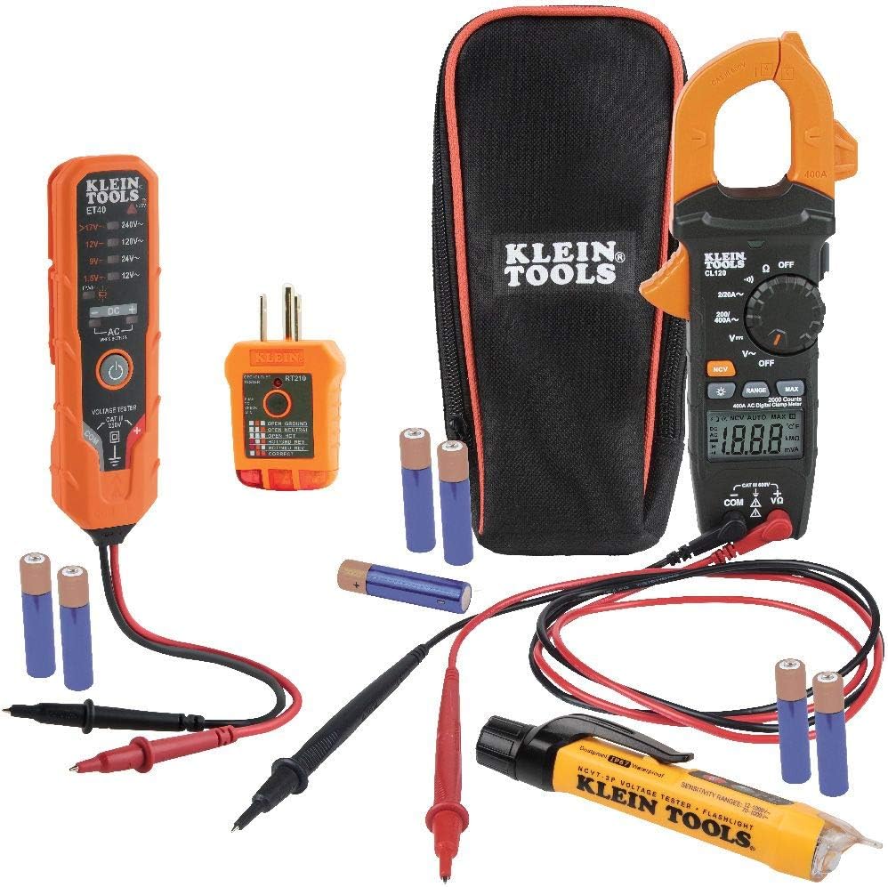 Electrical Voltage Test Kit with Clamp Meter S814