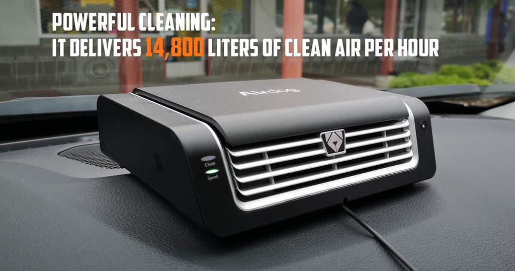 Car Air Purifier with Washable Filters Q7590