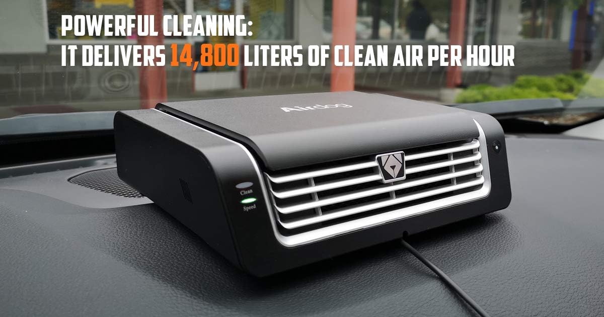 Car Air Purifier with Washable Filters Q7590