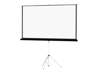 Black Carpeted Matte White Projector Screen F46329