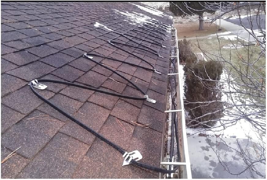 Roof Snow De-Icing Heating Cable 140 feet 8 Watts Per Foot Q14299