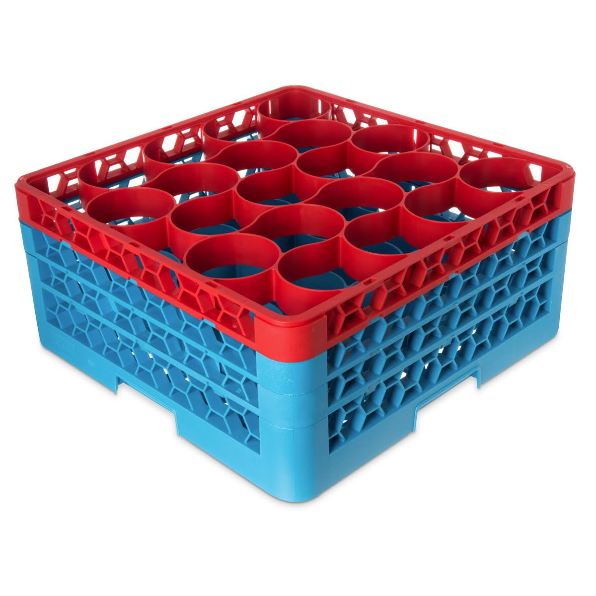 20 Compartments Dishwasher Glass Rack with 3 Color Coded Extenders R98080