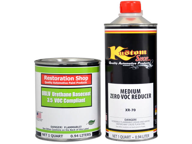Orange Low VOC Urethane Basecoat Car Paint Kit X4858