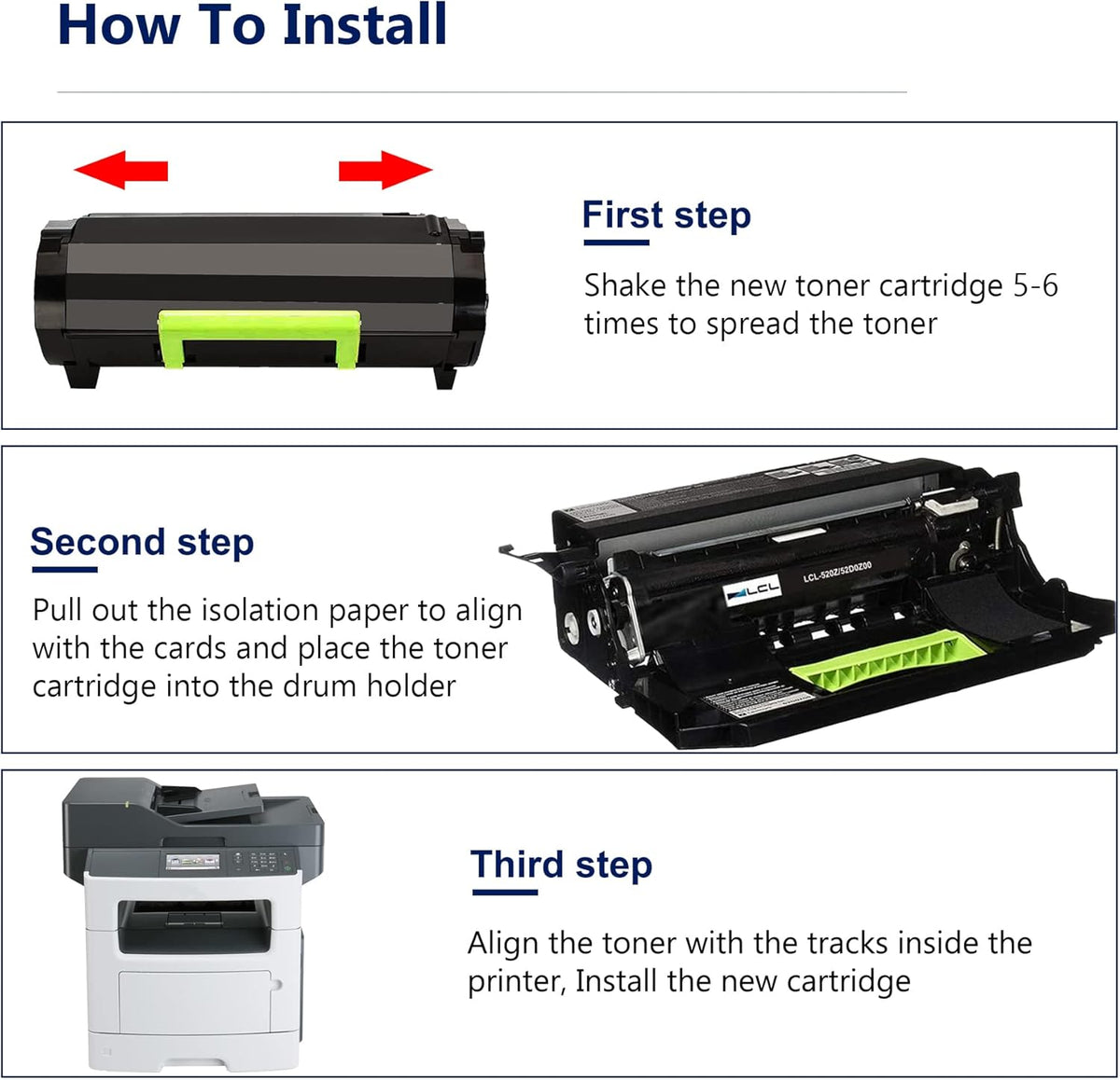 Black 2 Pack Toner Cartridges F558264