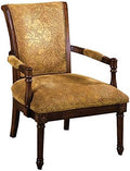 Padded Wood Accent Chair A609