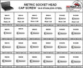 18-8 Stainless Steel Socket Head Cap Screws G3823