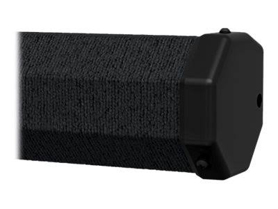 Black Carpeted Matte White Projector Screen F46329