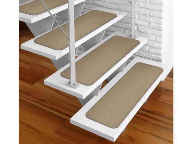 Set of 12 Adhesive Carpet Stair Treads N398