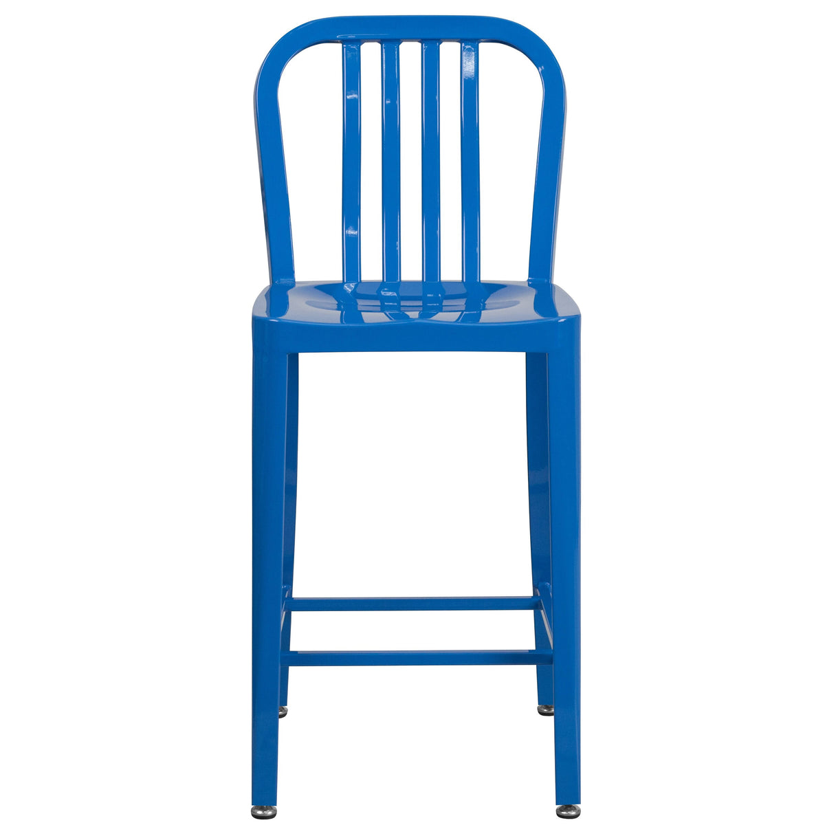 Blue Metal Counter Stool V8601