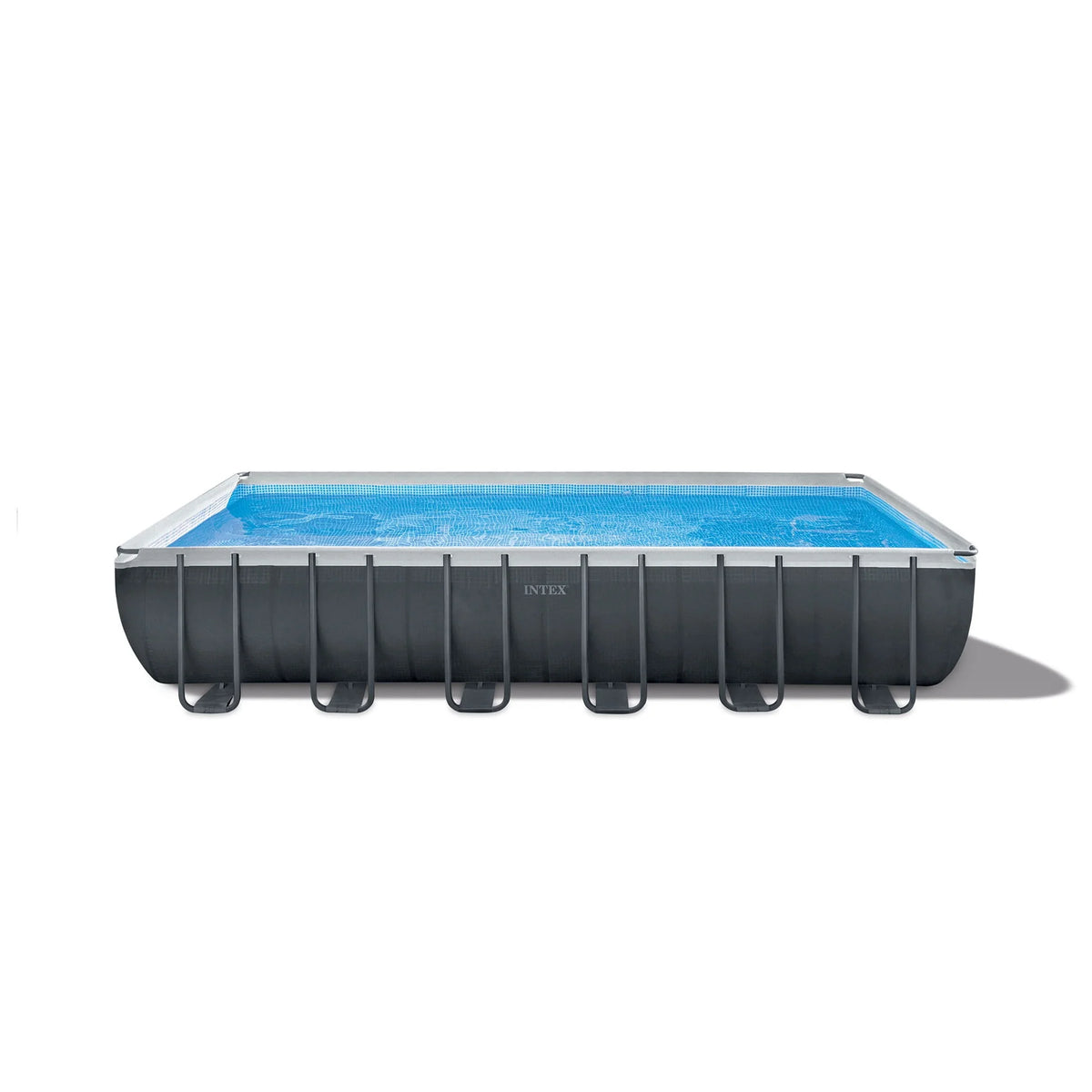 24' x 12' x 52 Rectangular Frame Swimming Pool with Pump B8056