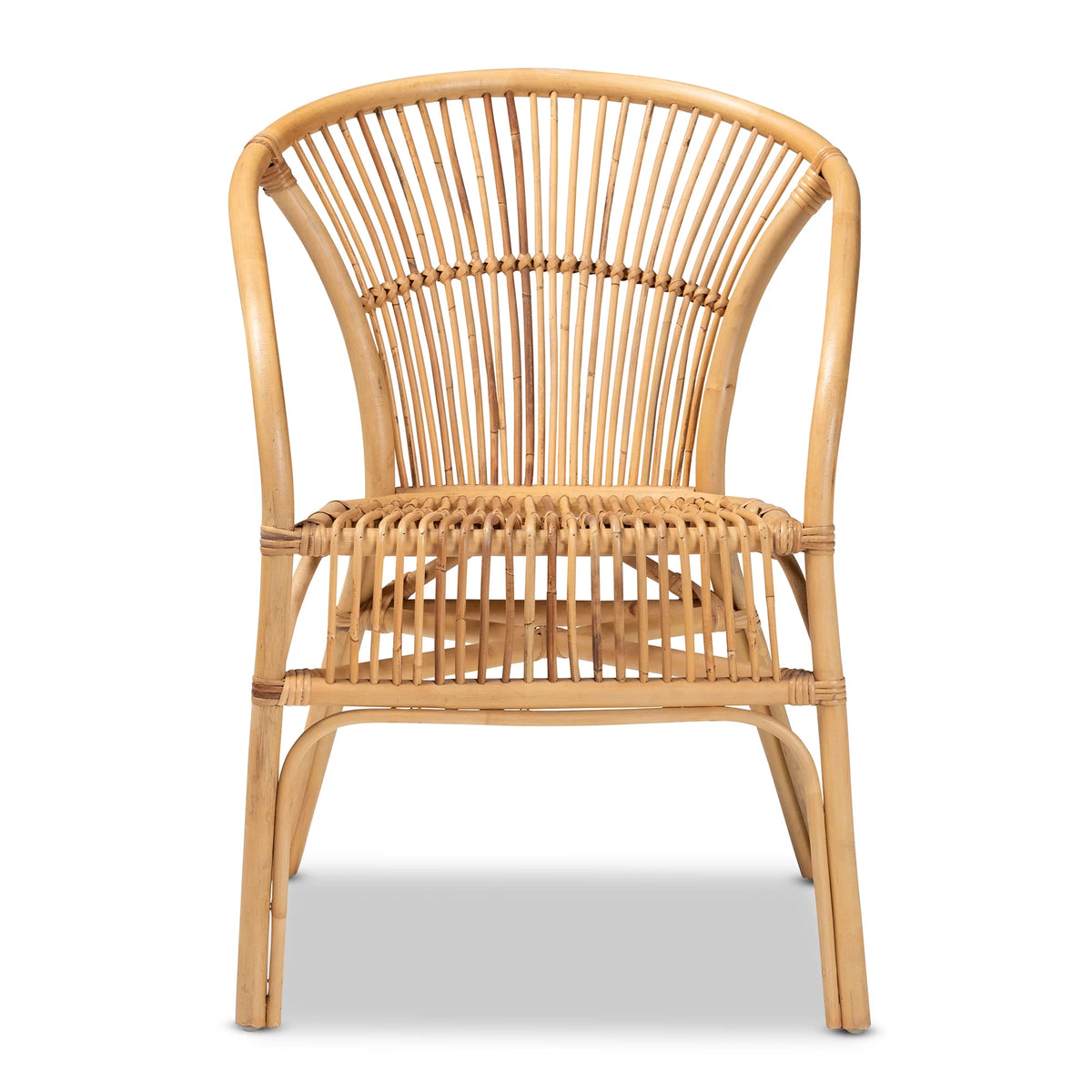 Natural Brown Rattan Dining Chair K415