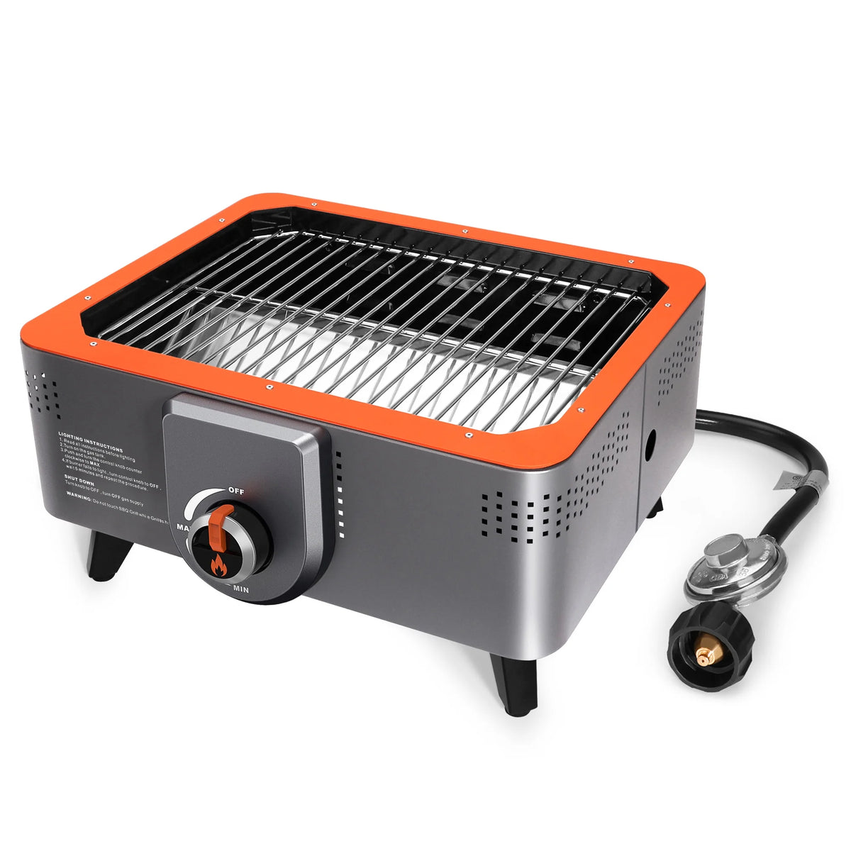 Portable Propane Grill with Gas Regulator & Adaptor V23658