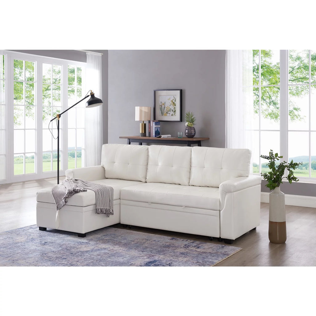 Reversible L-Shaped Sectional Sofa with Chaise L32385