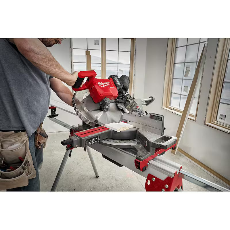 18V Lithium-Ion Brushless Cordless 12 in. Dual Bevel Sliding Compound Miter Saw A368061