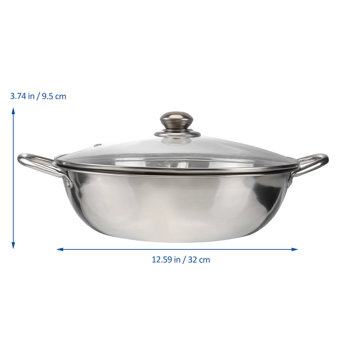 Stainless Steel Induction Cooker Pot with Lid E988064