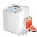 Countertop Ice Maker, 9 Cubes in 6 Mins, 26lbs in 24Hrs, 2 Sizes of Bullet Ice, Auto-Cleaning, Portable Ice Machine with Handle, Basket and Scoop I985794