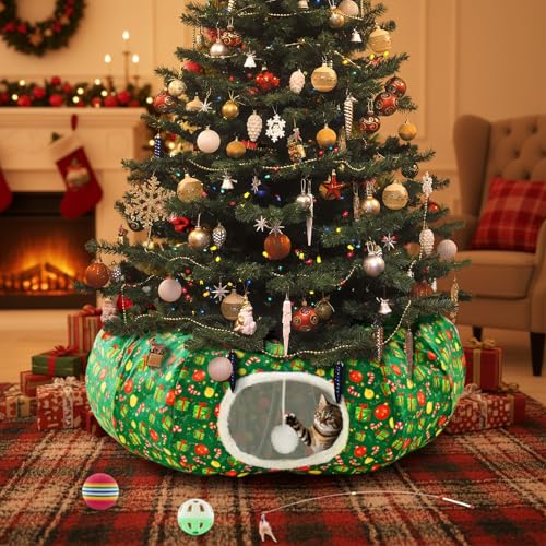 Cat Tunnel Bed with Toy Ball C92661