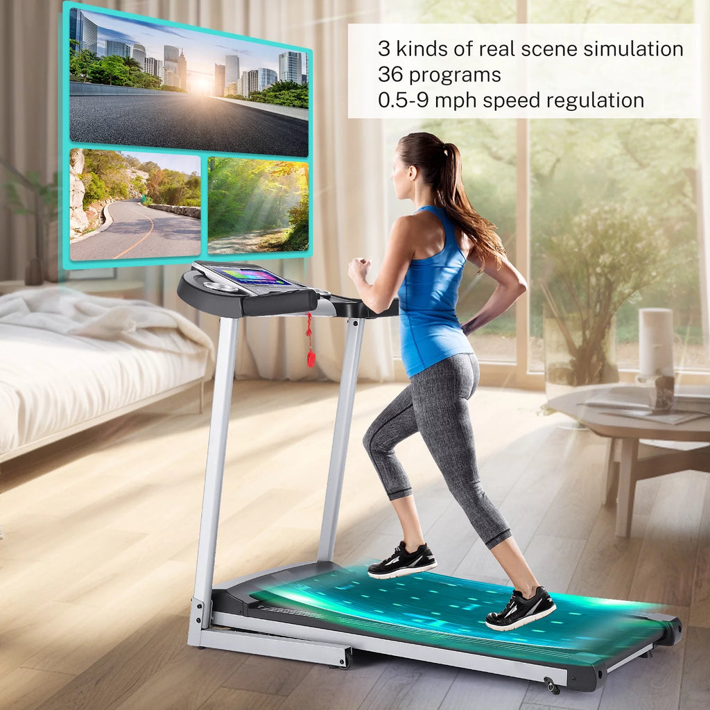 3.25HP Folding Treadmill with Incline S376