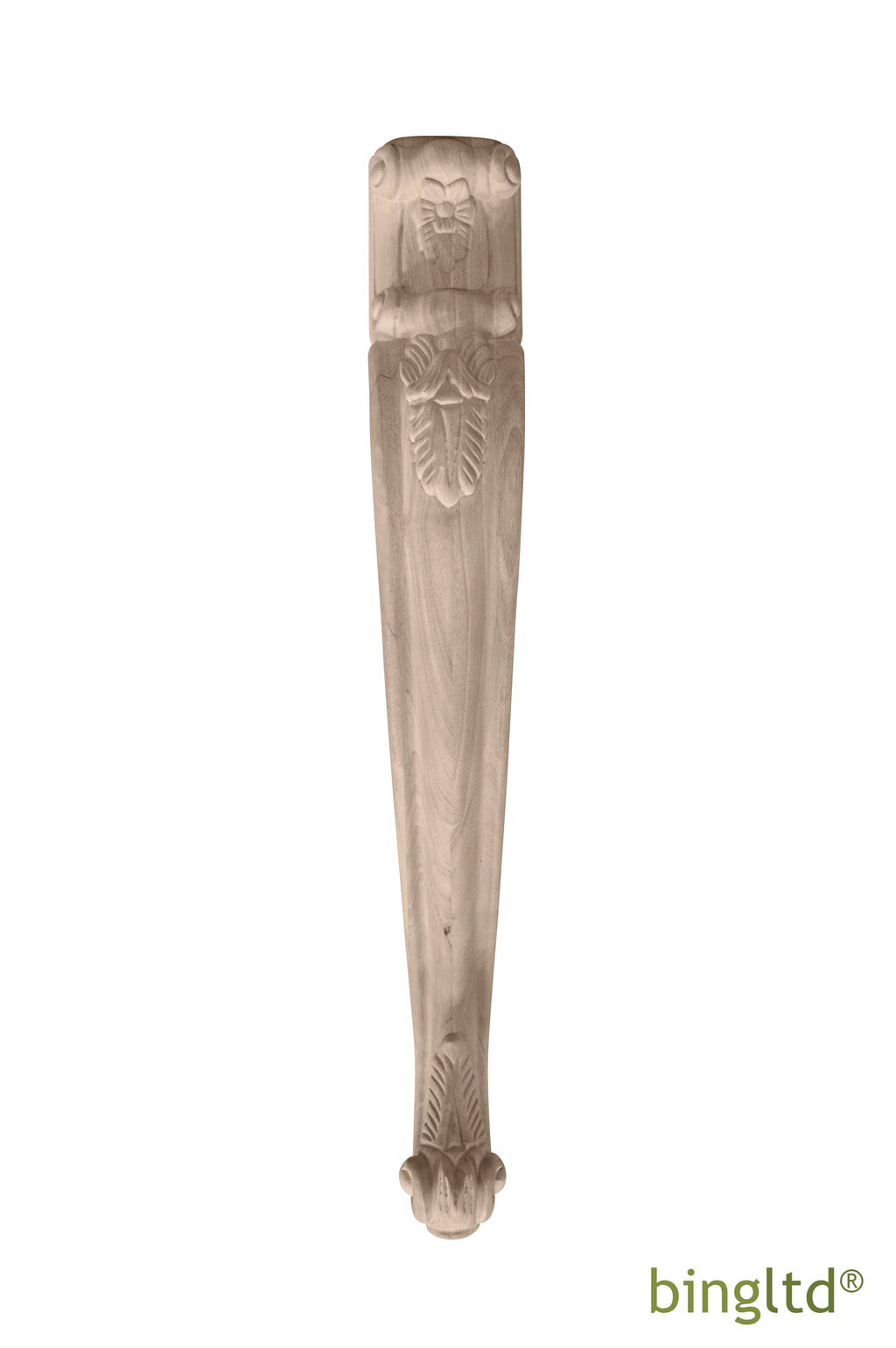 Unfinished Rubberwood Dining Table Leg 1 PC U93218