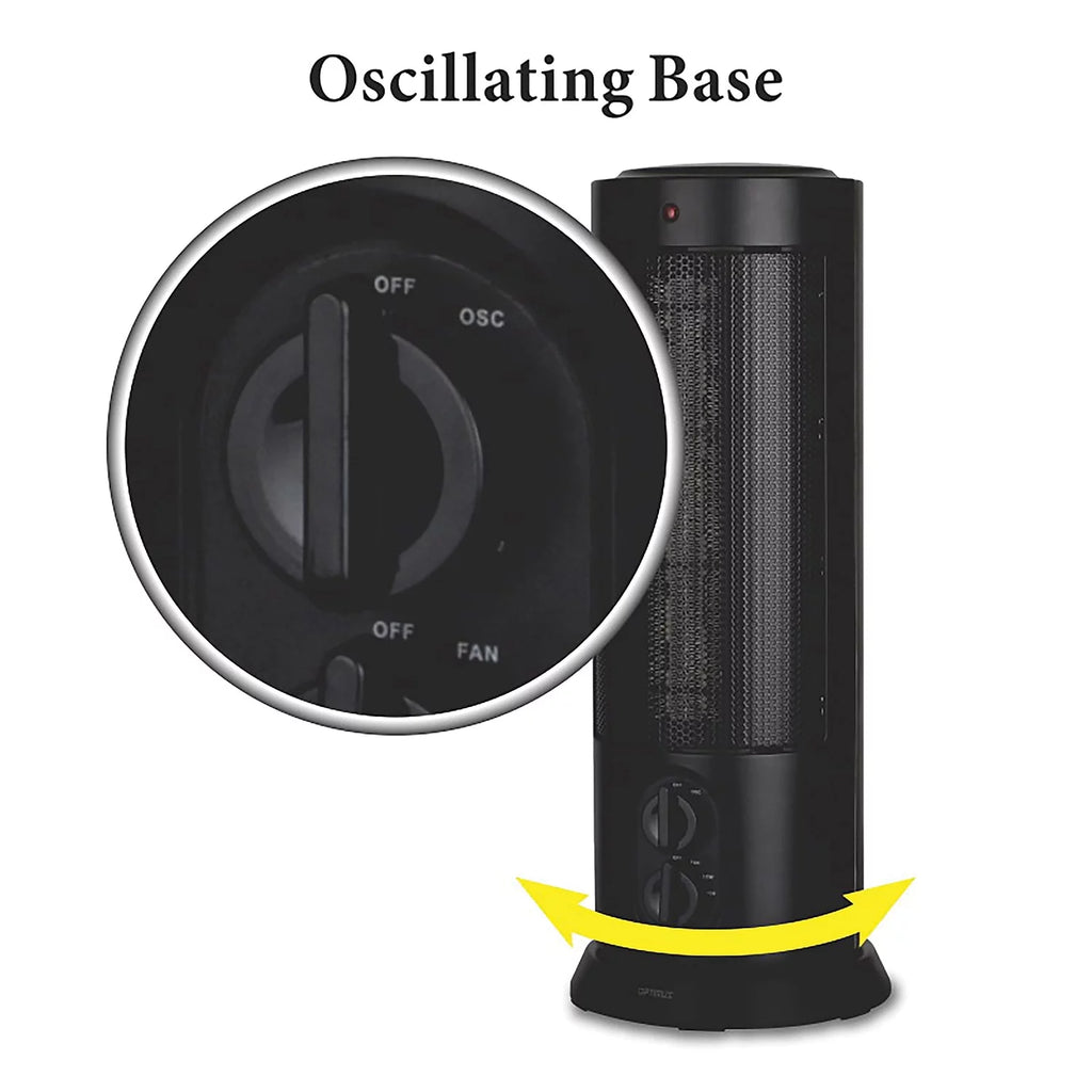 18 in. Oscillating Tower Heater with Thermostat R286