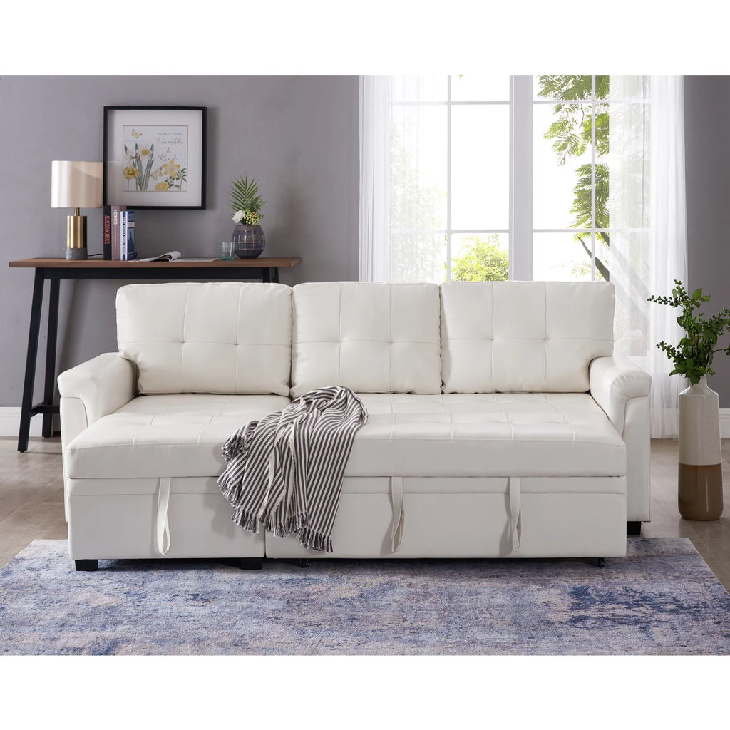 Reversible L-Shaped Sectional Sofa with Chaise L32385