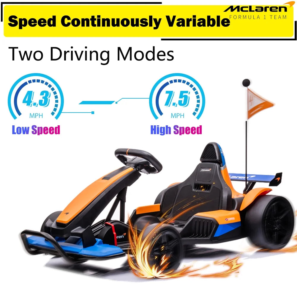 24V Battery Powered Ride On Go Kart with Bluetooth Y355