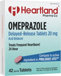 Omeprazole 20mg Delayed Release Acid Reducer Tablet 42 Count 5-Pack F271058