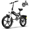 Folding Electric Bike 500W 48V 12.8AH 20'' Black U877