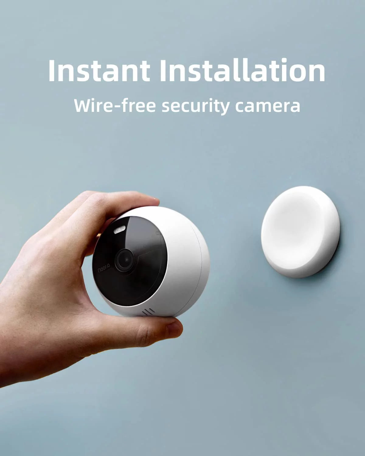 Wireless Outdoor Security Camera 1080p Battery Powered Color Night Vision J1434