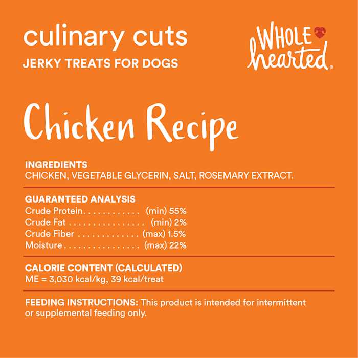 Chicken Recipe Jerky Dog Treats Q533