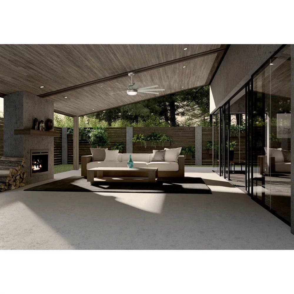 60" 10 Blade Indoor / Outdoor Led Ceiling Fan W459360