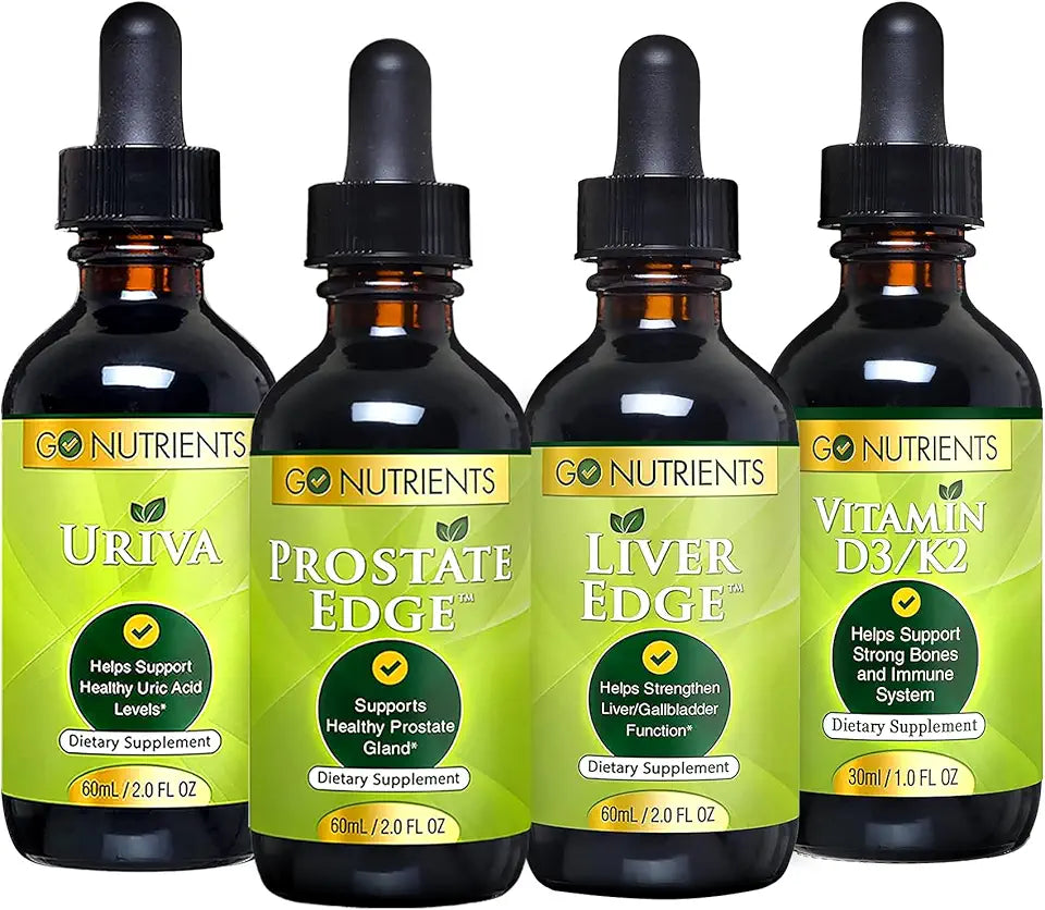 Men's Health Bundle Vitamin D3/K2 Liver Prostate Support J27707