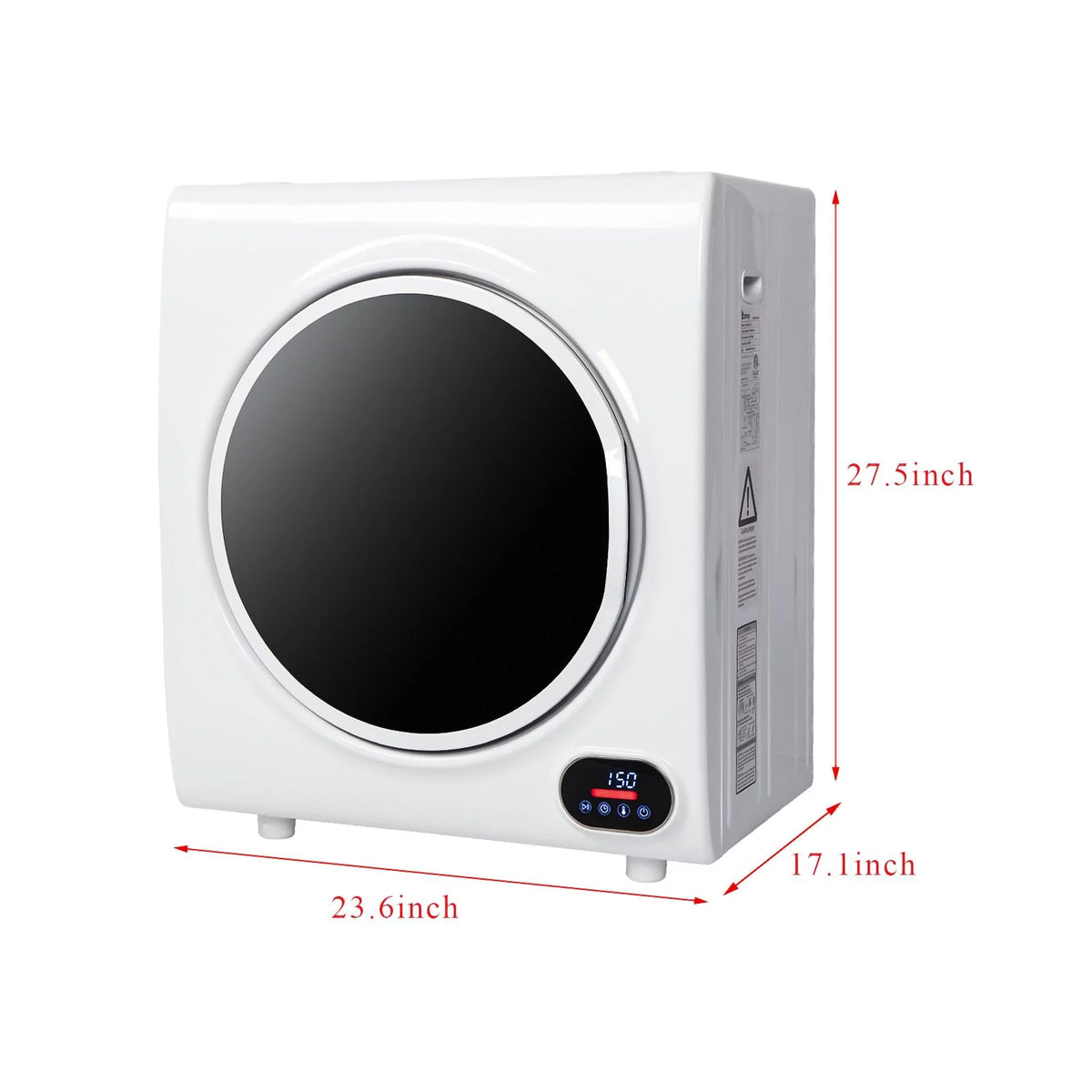2.6 cu.ft Electric Compact Laundry Dryer B682454