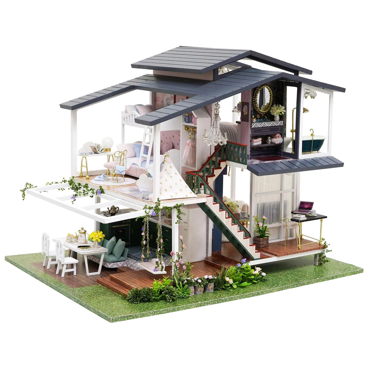 DIY Miniature Dollhouse Furniture Kit E71548