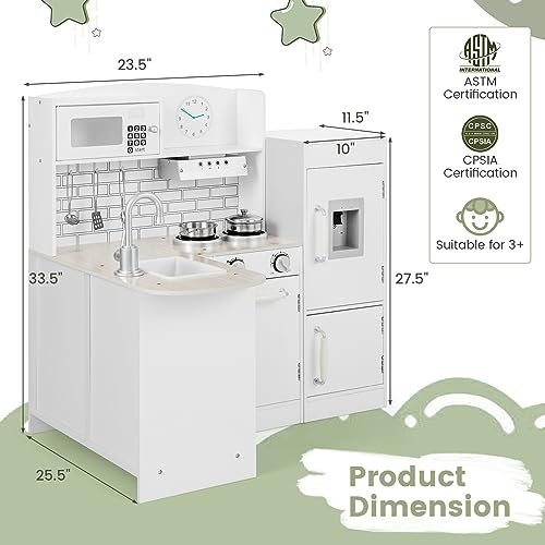 11-in-1 Wooden Toy Kitchen Set X454