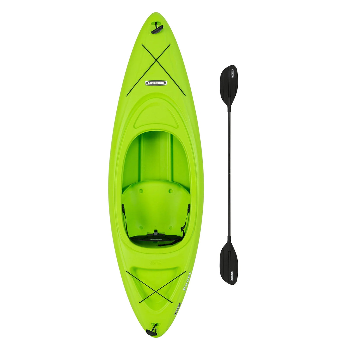 Green 8 ft. Sit-Inside Kayak J58621