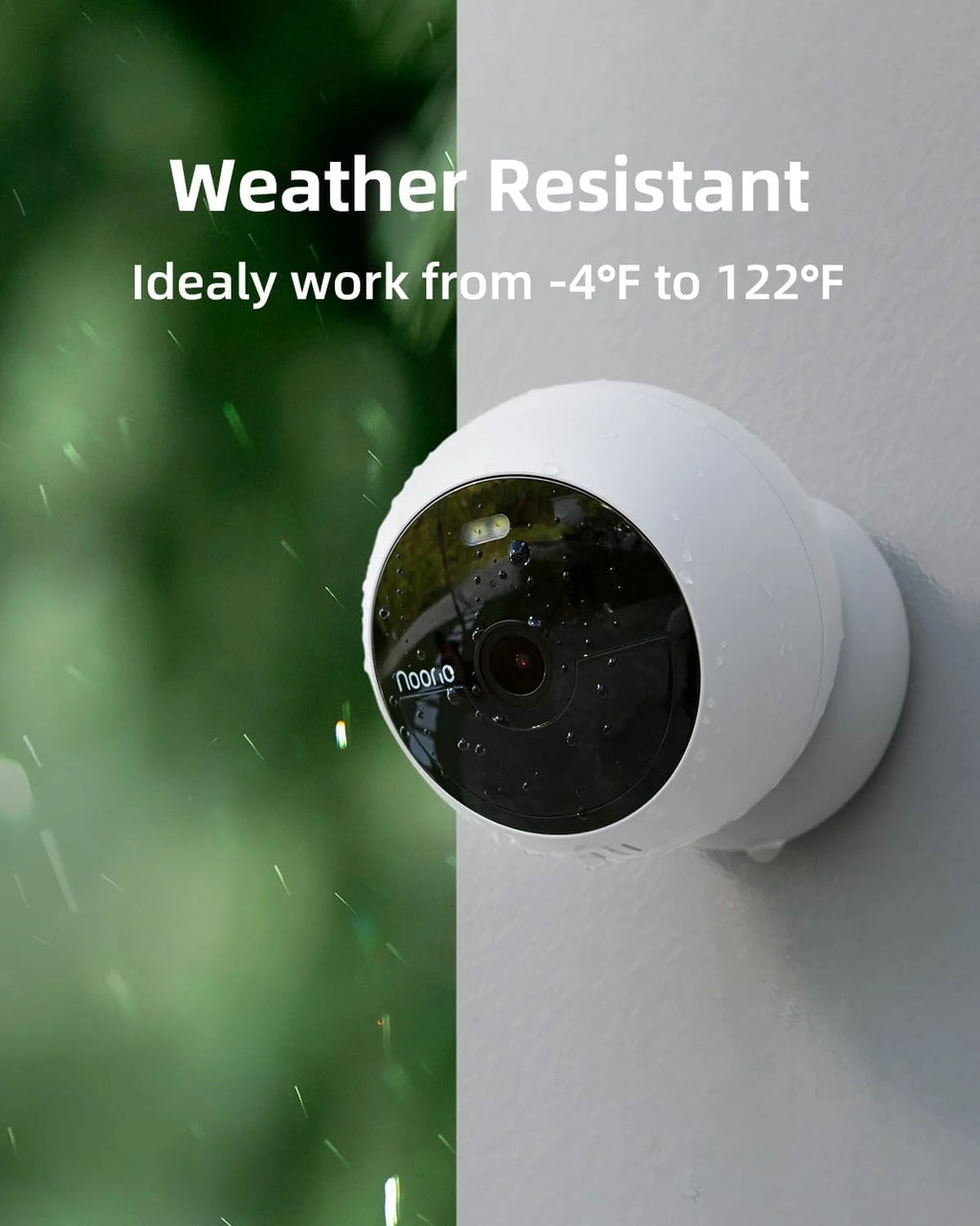 Wireless Outdoor Security Camera 1080p Battery Powered Color Night Vision J1434