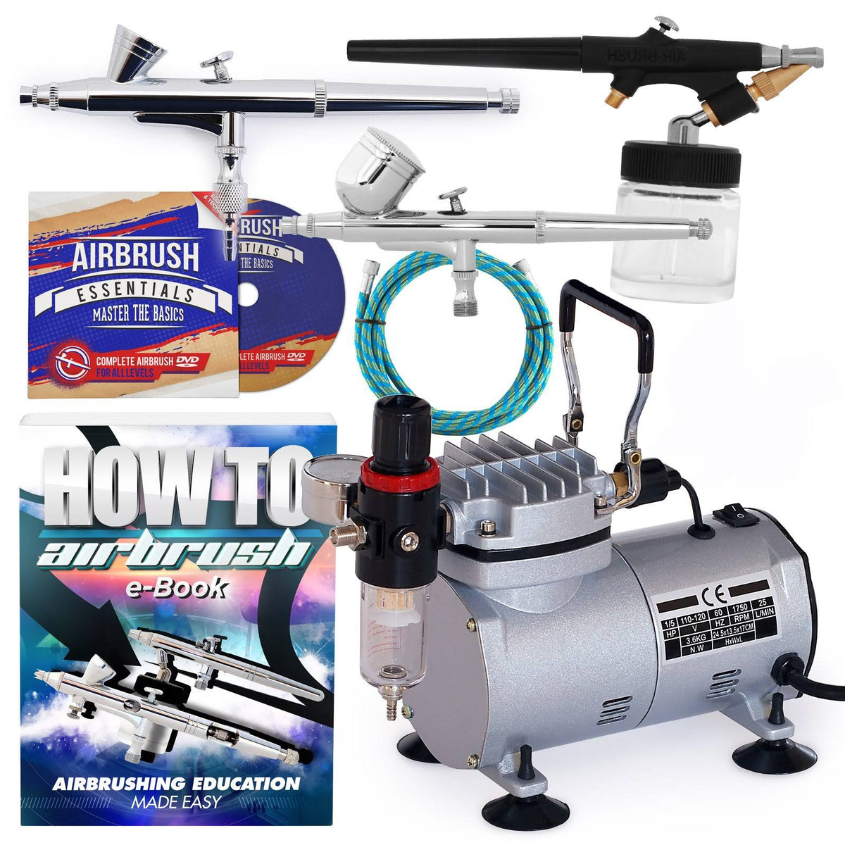 Airbrush Kit with 3 Airbrushes R42518