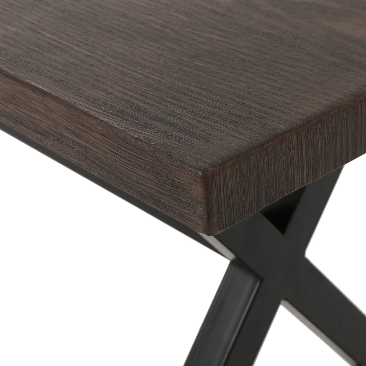 Aluminum Dining Bench with Steel Frame G804331