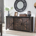 4 Drawer Light Rustic Oak Wood Dresser C25621