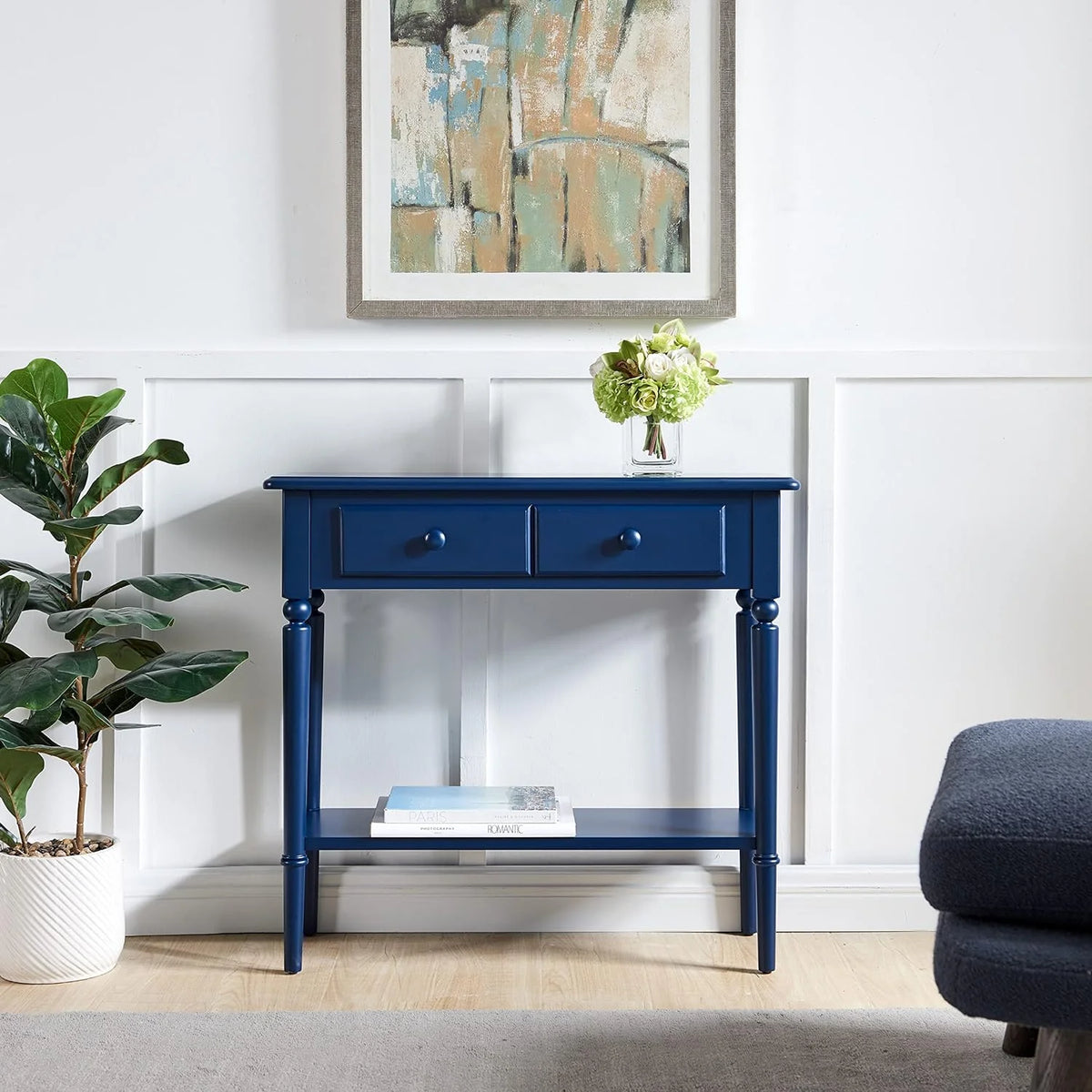 Navy Blue Console Table B876803