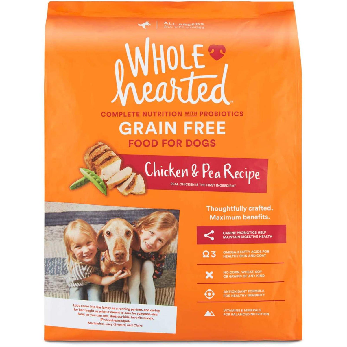 Grain Free Chicken & Pea Recipe Dry Dog Food S5248